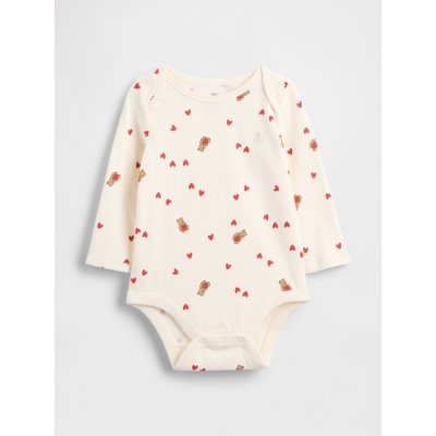GAP Baby body s potiskem Bílá – Zboží Mobilmania