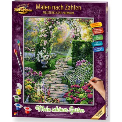 Malování podle čísel Moje krásná zahrada Mein schöner Garten