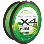 Mistrall šňůra Shiro Braided Line X4 150m 0,25mm – Hledejceny.cz