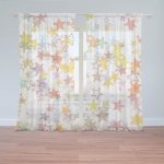 Sablio Záclony Hvězdičky: 2ks 150x250cm – Hledejceny.cz