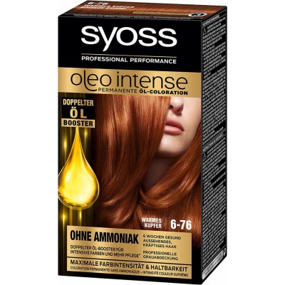 Syoss Oleo Intense Color 6-76 teplý měděný – Zboží Mobilmania