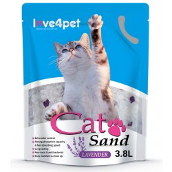 Cat Sand Levandule silikonové stelivo 3,8 l