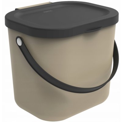 Rotho Systém třídění odpadu ALBULA box 6 L cappuccino – Sleviste.cz