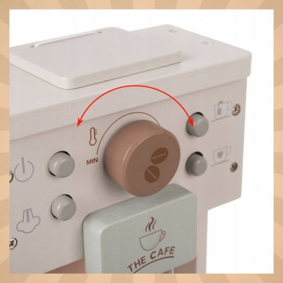 KRUZZEL Dřevěný dětský kávovar s příslušenstvím – Zboží Dáma