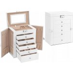 Songmics šperkovnice Amory bílá – Sleviste.cz