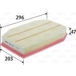 Vzduchový filtr VALEO 585491 – Hledejceny.cz