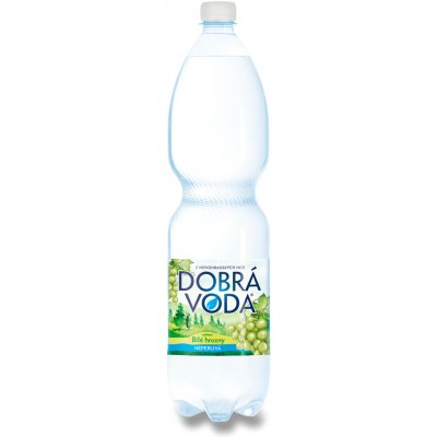 Dobrá voda bílé hrozny neperlivá 6 x 1,5 l – Hledejceny.cz