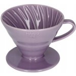 Hario Dripper V60-02 Ceramic Purple + 40 ks filtrů – Hledejceny.cz