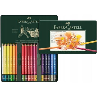 Faber-Castell 110060 Polychromos umělecké nejvyšší kvality 60 ks – Hledejceny.cz