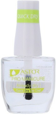 Astor Nail Care Pro Manicure Quick Dry Top Coat rychleschnoucí vrchní lak  na nehty 002 Already Dry! 12 ml od 58 Kč - Heureka.cz