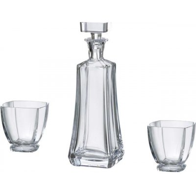 Crystal Bohemia whisky set Arezzo (set 1 karafa + 6 sklenic) – Hledejceny.cz