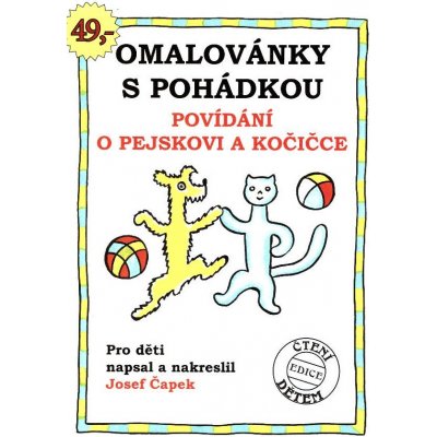 Omalovánky s pohádkou Povídání o pejskovi s kočičkou