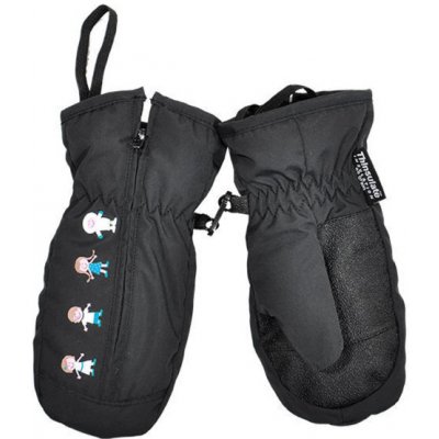 Kings .cz Rukavice palcové se zipem černé – Zboží Mobilmania