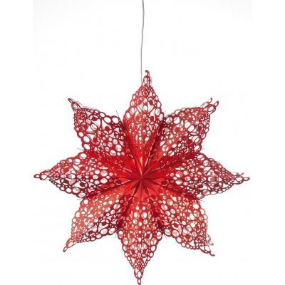 Markslöjd 702561 Vánoční dekorace HALL 1xE14 25W 230V červená 70 cm ML0805 – Hledejceny.cz