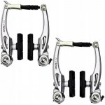 Brzdy V-brake komplet přední + zadní stříbrný 110 mm Tektro 855AL slr set – Zboží Mobilmania