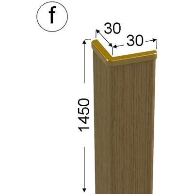 Novák Rohová lišta dub 2113 30x30 1,45 m – Hledejceny.cz