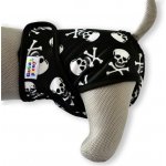 Gaga's pleny Hárací kalhotky pro psy Lebky L 18 x 54 x 28 cm – Zbozi.Blesk.cz