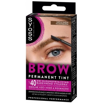 Syoss barva na obočí Brow Tint světle hnědá 17 ml – Zboží Dáma