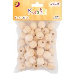Dřevěné korálky natur 20 mm 40 ks – Hledejceny.cz