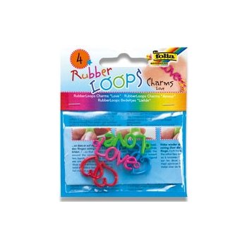 Loops Přívěsky Rubber 4 ks ve 4 barvách