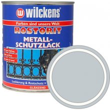 WILCKENS Samozákladující syntetická lesklá barva Rostorit Metall-Schutzlack 750 ml Stříbrný