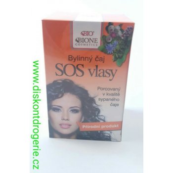 BC Bione Cosmetics SOS bylinný čaj na vlasy XL 40 g