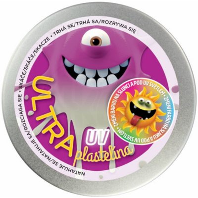 Ultra Plastelína 80 g UV fialová