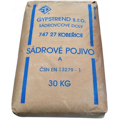 Gypstrend Stavební sádra 30kg šedá – Sleviste.cz