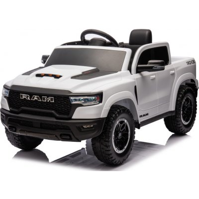 mamido Dětské elektrické autíčko Dodge Ram bílé – Zboží Dáma