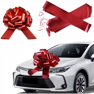 Mašle DIY červená 40 cm Samostatná dárková stuha Elegantní – Sleviste.cz