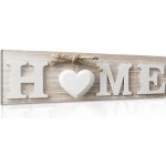 Obraz s nápisem Home ve vintage provedení - 120x40 – Zboží Mobilmania