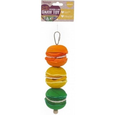 Rosewood Hračka hlod. přírodní barevná Makronky 13 x 6 cm – Sleviste.cz