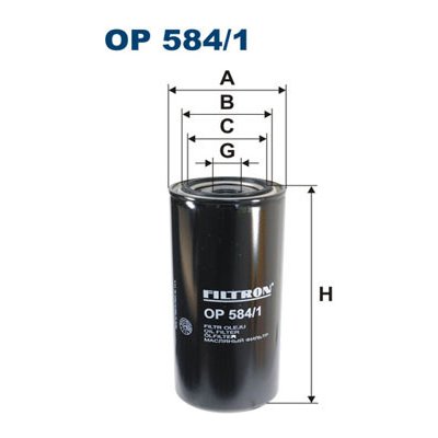Olejový filtr Filtron OP584/1 – Hledejceny.cz