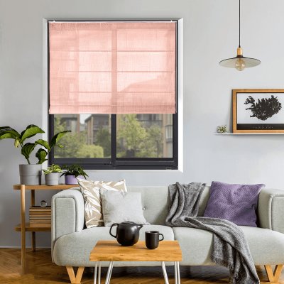 Roleta Římská, Moderno, Růžová, RM 005 , 200 x 50 cm – Hledejceny.cz