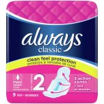 Always Classic Wings Maxi hygienické vložky 9 ks – Sleviste.cz