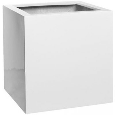 Fiberstone Square Glossy White 15x15x15 cm