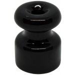 Elhard Držák na kabel nástěnný Retro Keramik, 18x23mm, černý KP1000B – Zboží Mobilmania