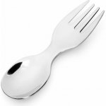 LEKKABOX Mini Spork – nerezová lžíce a vidlička 2v1 10 cm – Zboží Mobilmania