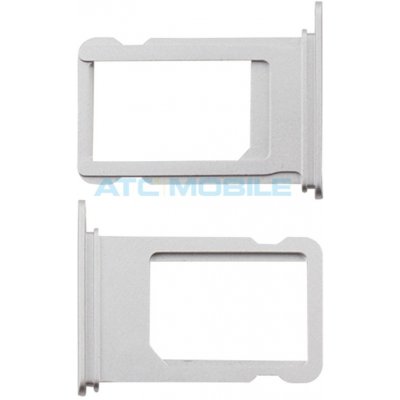 Držák SIM (SIM Tray) iPhone 7 Plus stříbrný, originální – Sleviste.cz