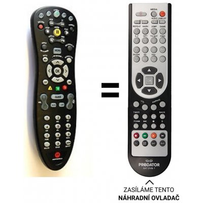 Dálkový ovladač Predátor Motorola VIP2262E, rc1534849, MXv3, MXv4, RCU01 – Zboží Živě