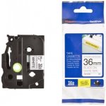 Páska Brother TZE-S261, 36mm, bílá/černá, adhezivní, laminovaná, délka 8m – Zboží Živě