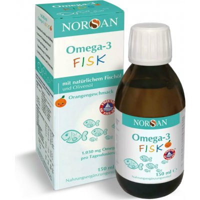 Norsan Omega-3 Fisk olej 150 ml – Hledejceny.cz