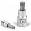 Klíč FORTUM hlavice zástrčná TORX, 1/2', TX20, L 55mm, CrV/S2, FORTUM (4700720)