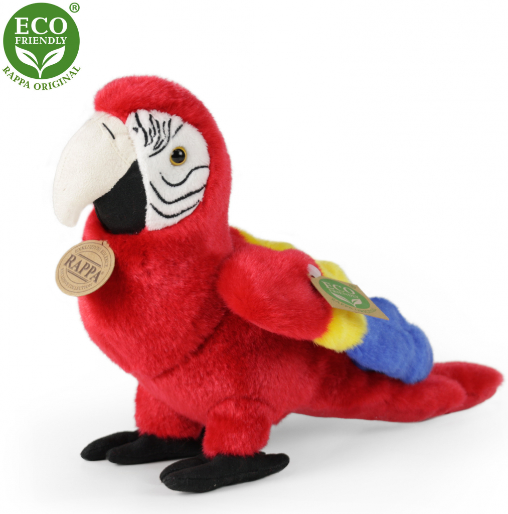 Eco-Friendly Ptáček papoušek Ara Arakanga 24 cm