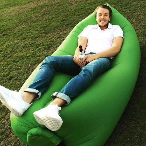 Nafukovací vak Lazy bag jednovrstvý - zelený