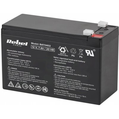 REBEL 12V 7.0Ah – Zboží Živě