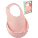 Silicone Bib Old Pink Beaba z měkkého silikonu a knoflíky růžový – Zbozi.Blesk.cz