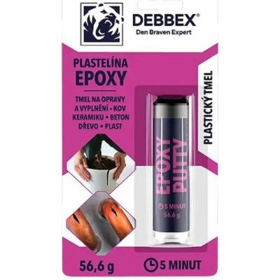 DEN BRAVEN Plastelína Epoxy světle černá 56,6 g – Sleviste.cz