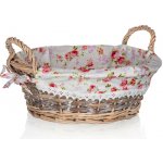 Banquet košík ROSES kulatý 30x12cm s uchy proutěný – Hledejceny.cz