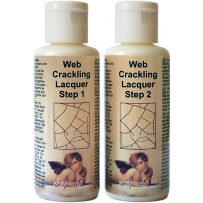 Daily Art Krakelovací lak pavučinový efekt dvoukrokový 2x50 ml – Zboží Dáma
